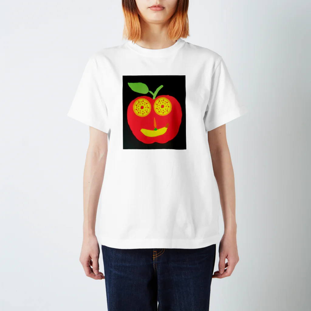 JSMMのピザの目リンゴ スタンダードTシャツ