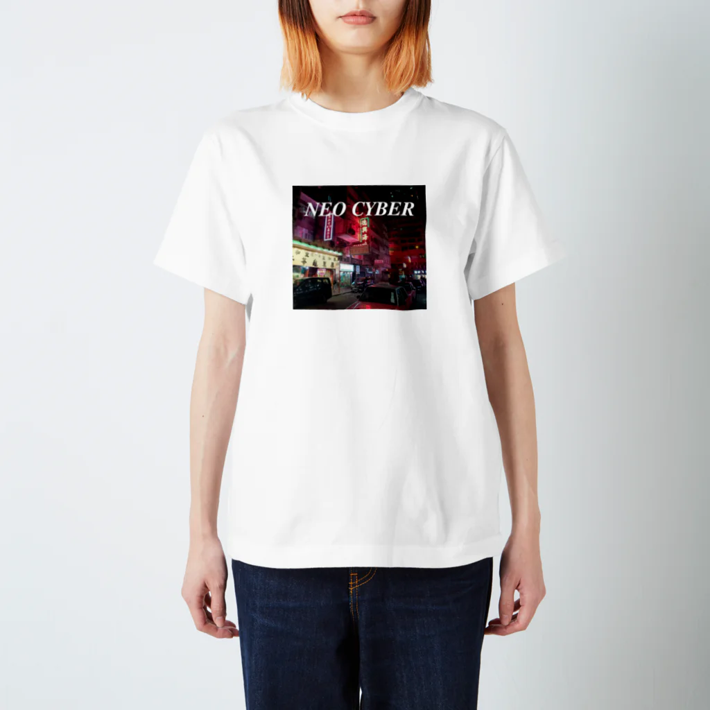 neocyberの𝑵𝑬𝑶 𝑪𝒀𝑩𝑬𝑹 Tシャツ Regular Fit T-Shirt