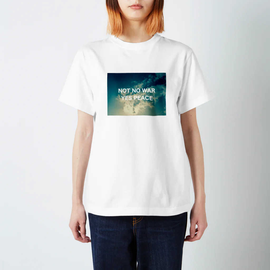 time_trip_coffeeのNOT NO WAR YES PEACE スタンダードTシャツ