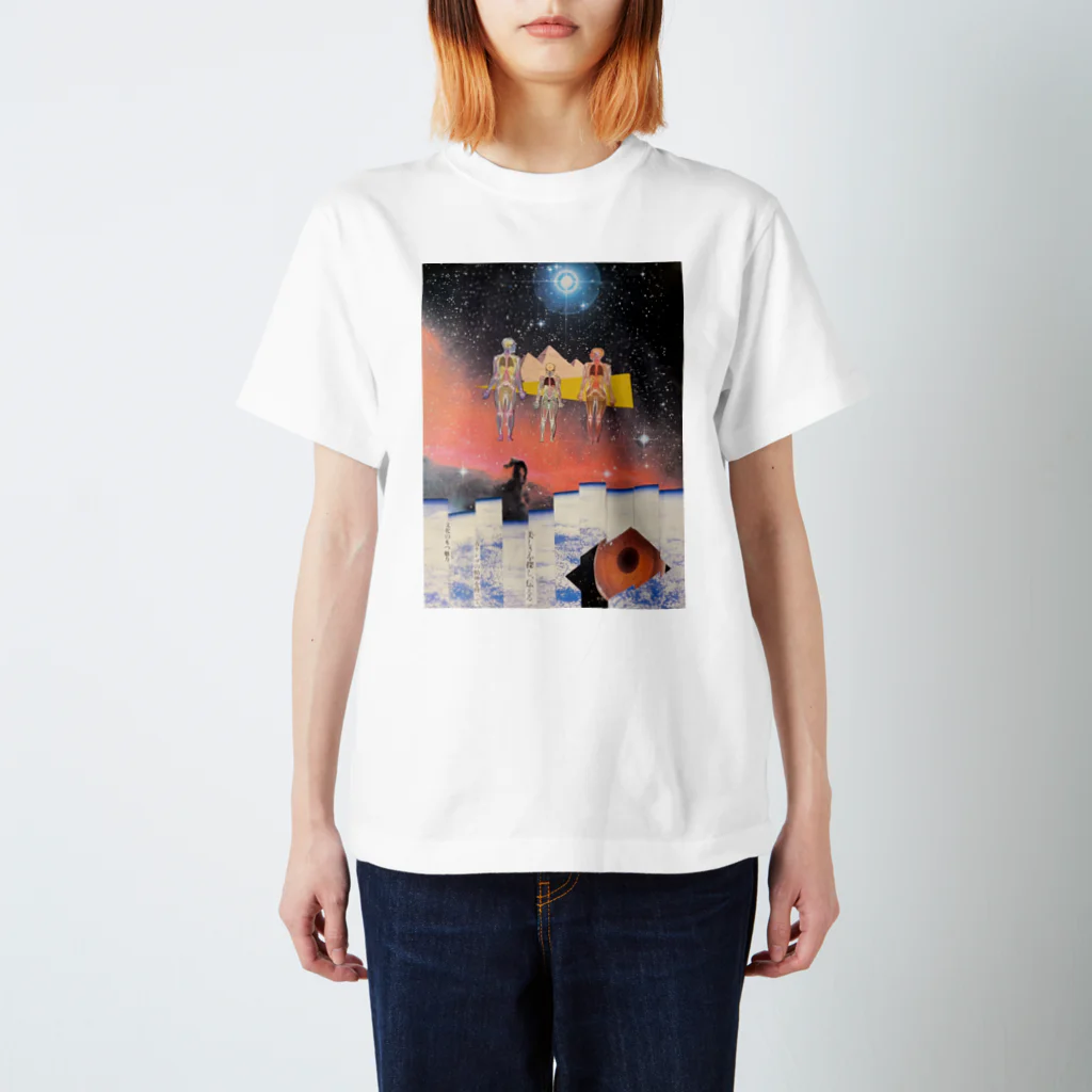 the KINKY Designの地球と人と家族　（ Kohei Itatani design） スタンダードTシャツ