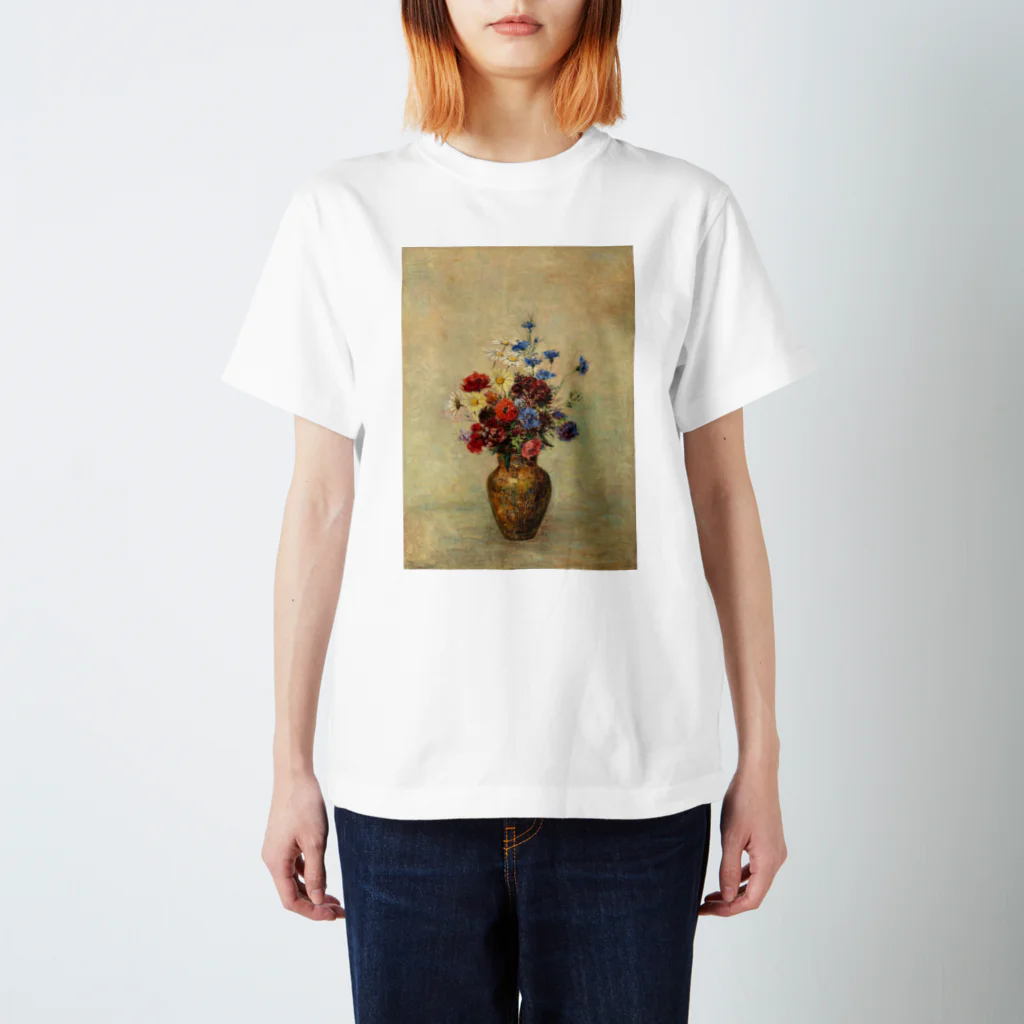 artsyのルドンのブーケ Regular Fit T-Shirt