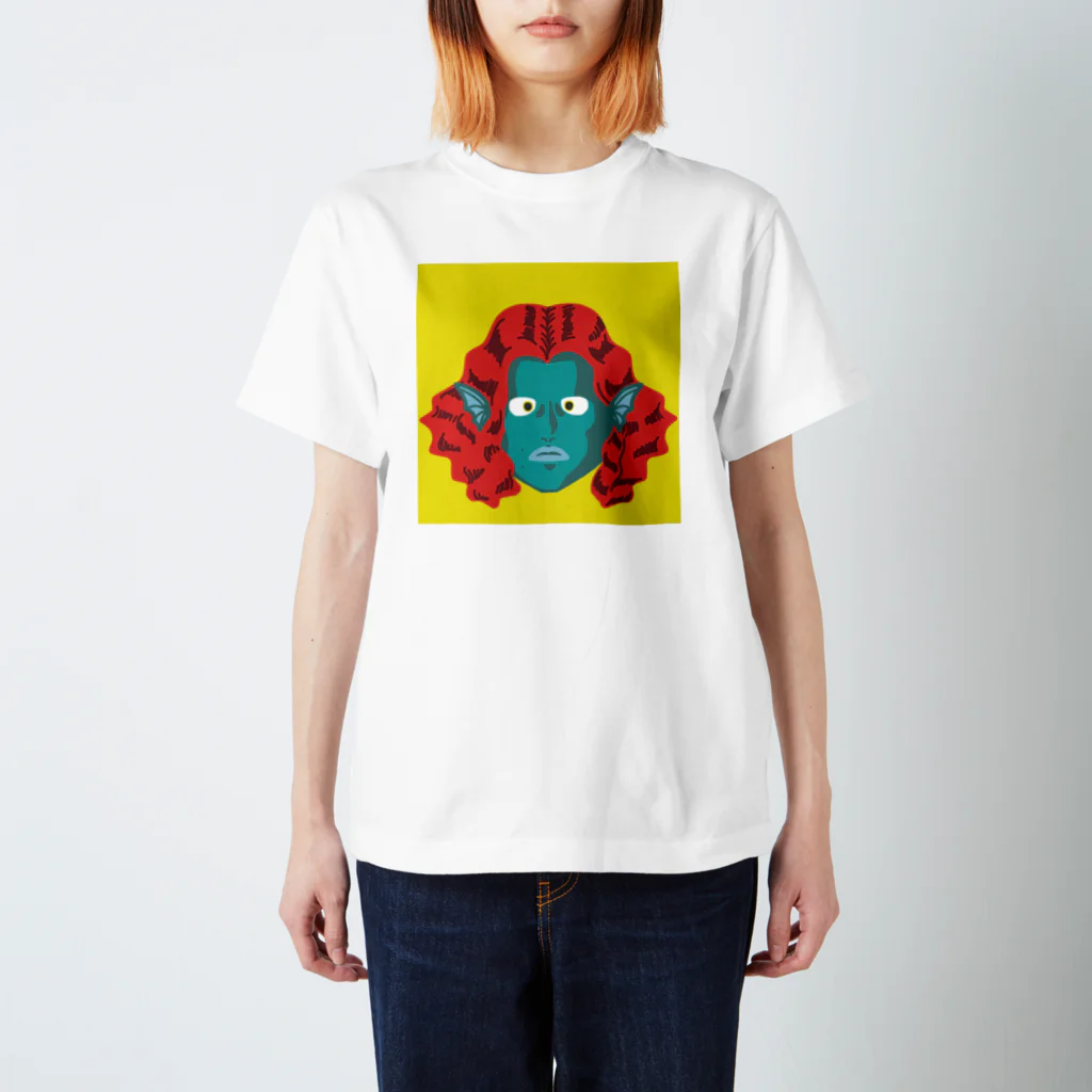 杜の魚の赤毛の半魚人 スタンダードTシャツ