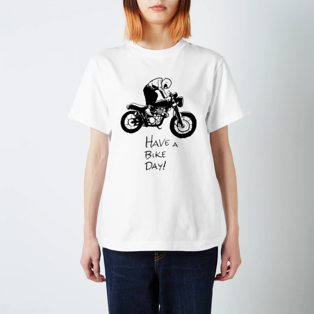 HAVE A BIKE DAY. ＠ SUZURIのHABD(sketch) スタンダードTシャツ