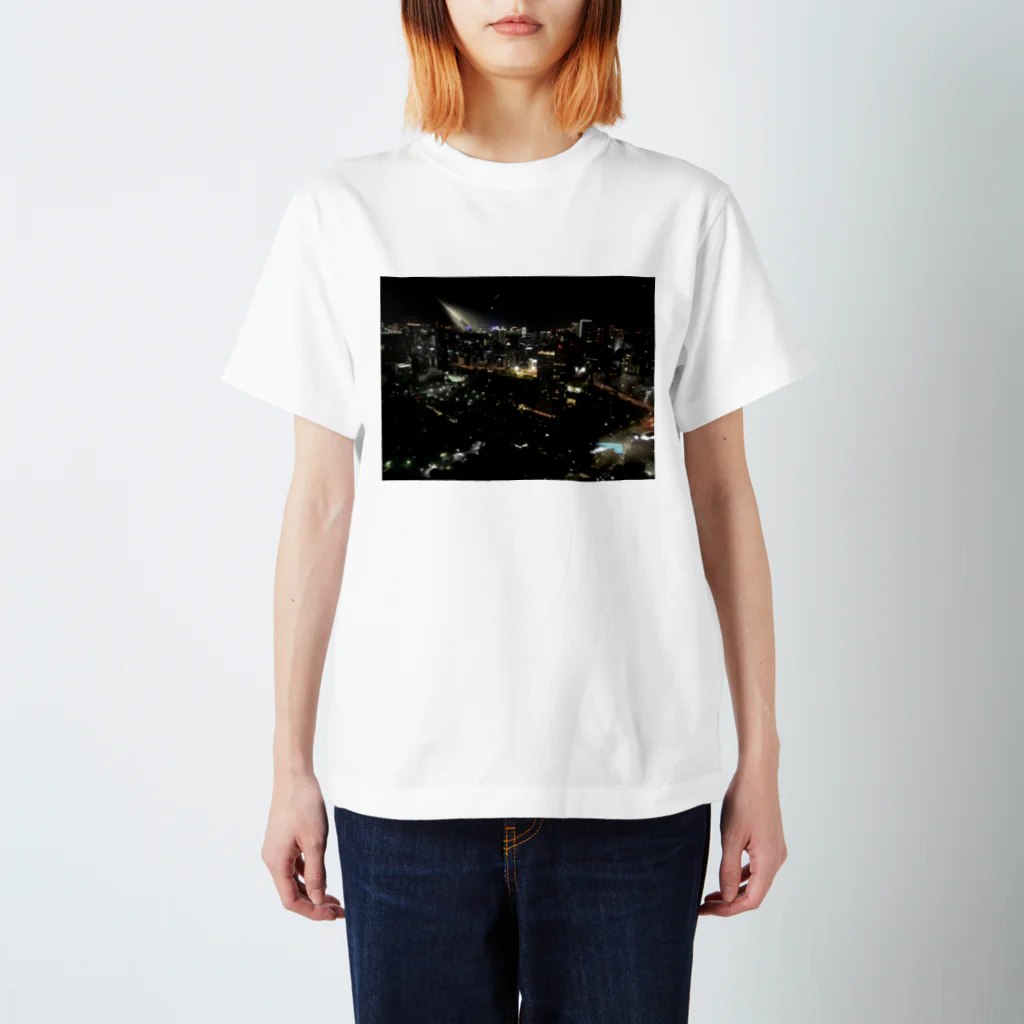 SORARACO_TOKYOのNight Graphics top of tokyo スタンダードTシャツ