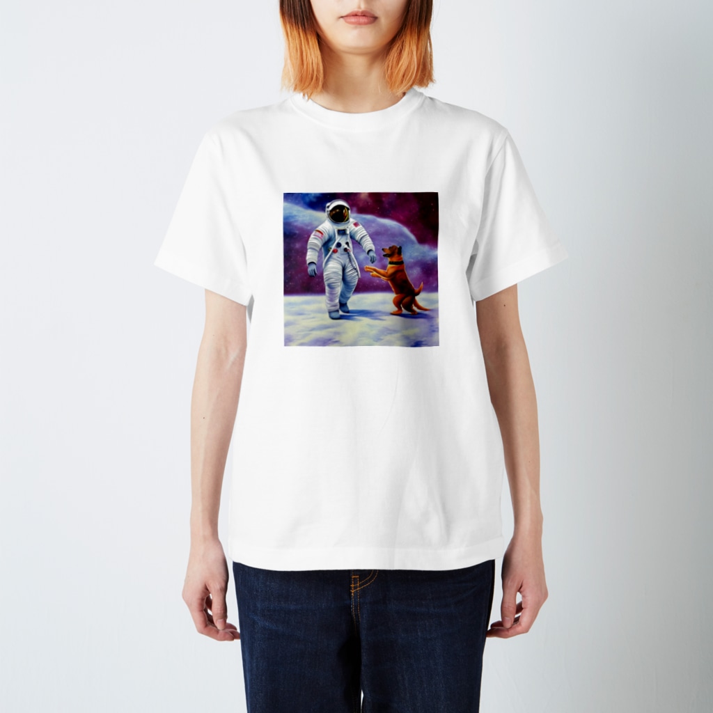 Edogawaの宇宙飛行士と犬 Regular Fit T-Shirt