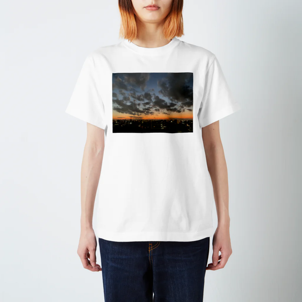 スギノワカバの空（雲多め） Regular Fit T-Shirt