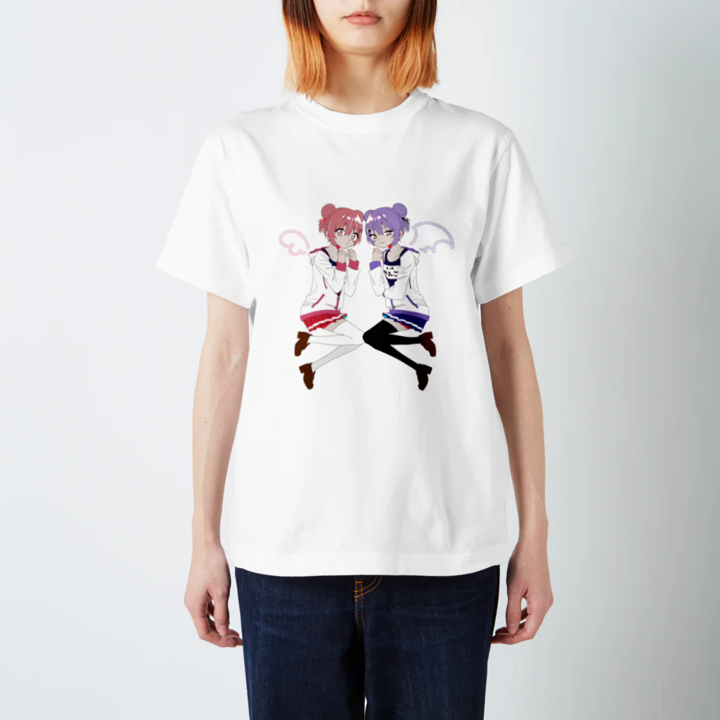 YMのかに子＆やみ子ちゃん スタンダードTシャツ