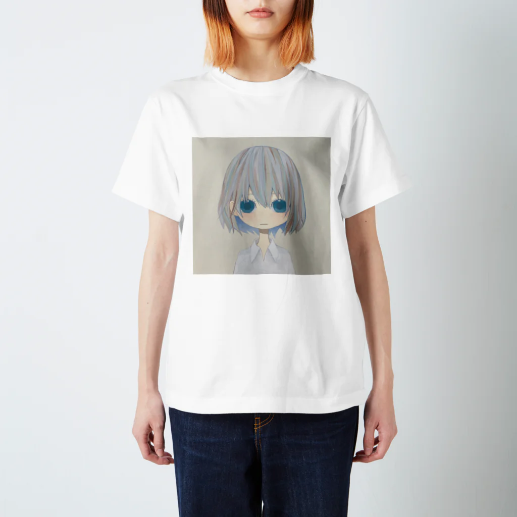 絵の具と女の子の確信 Regular Fit T-Shirt