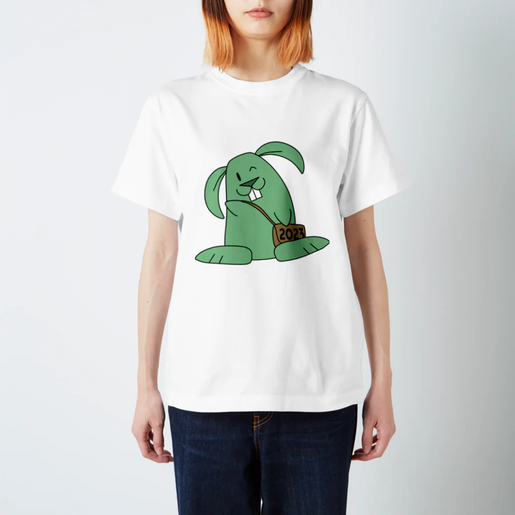 Pat's WorksのMinty the Rabbit Regular Fit T-Shirt