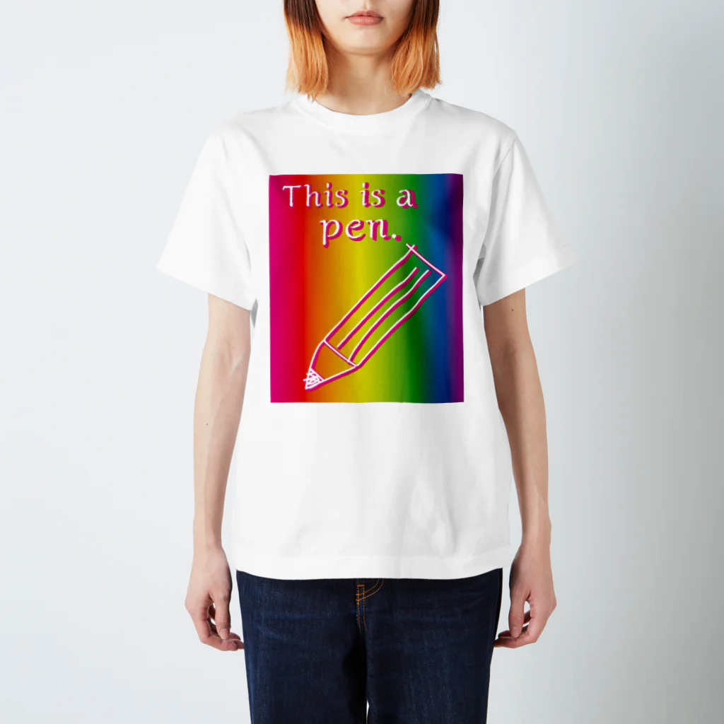 ダサT専門SHOP 「ダサ屋」のThis is a pen. mark II Regular Fit T-Shirt