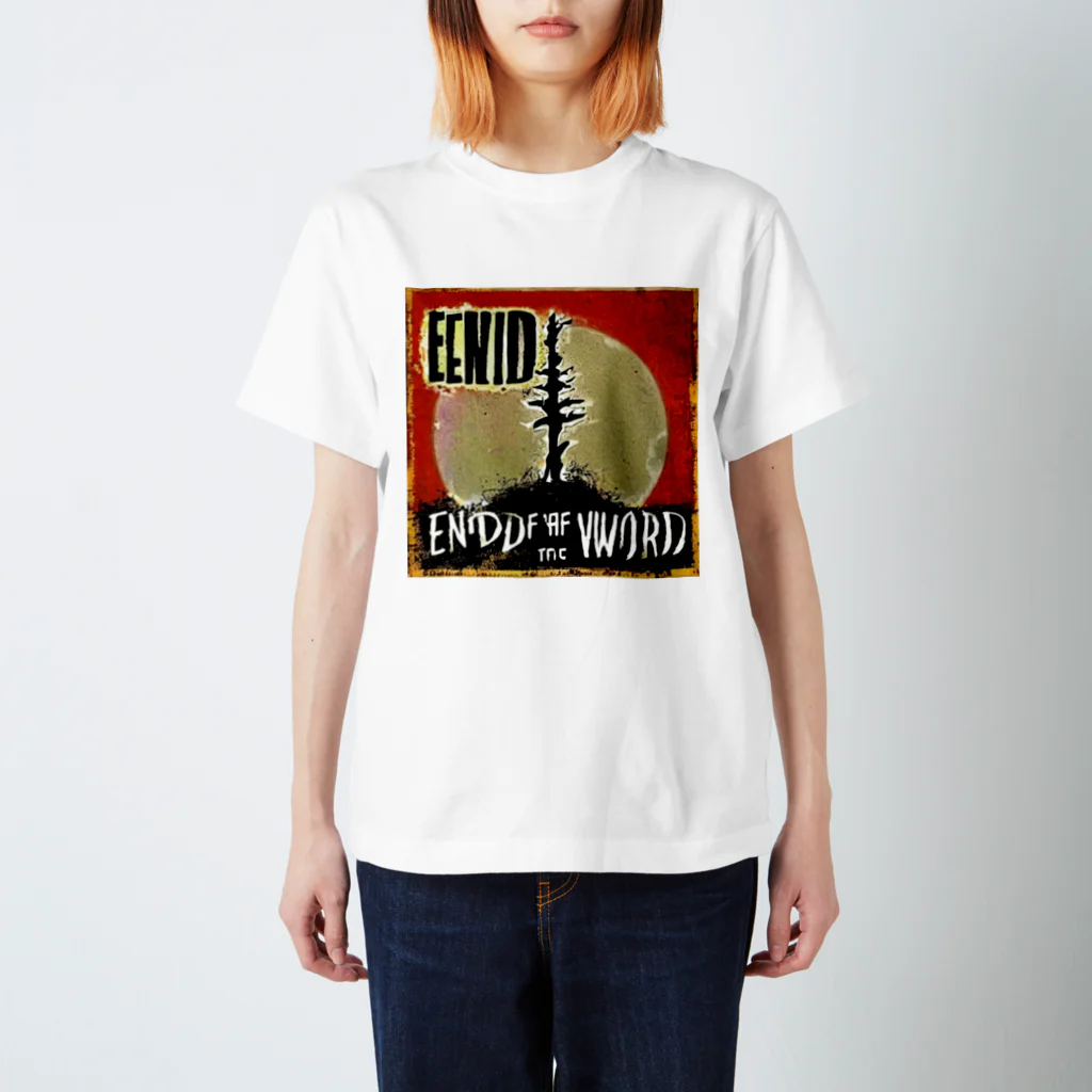 世界に1つだけのTシャツ屋【一点ものアートTシャツ専門店】のThe end of the world 1 Regular Fit T-Shirt