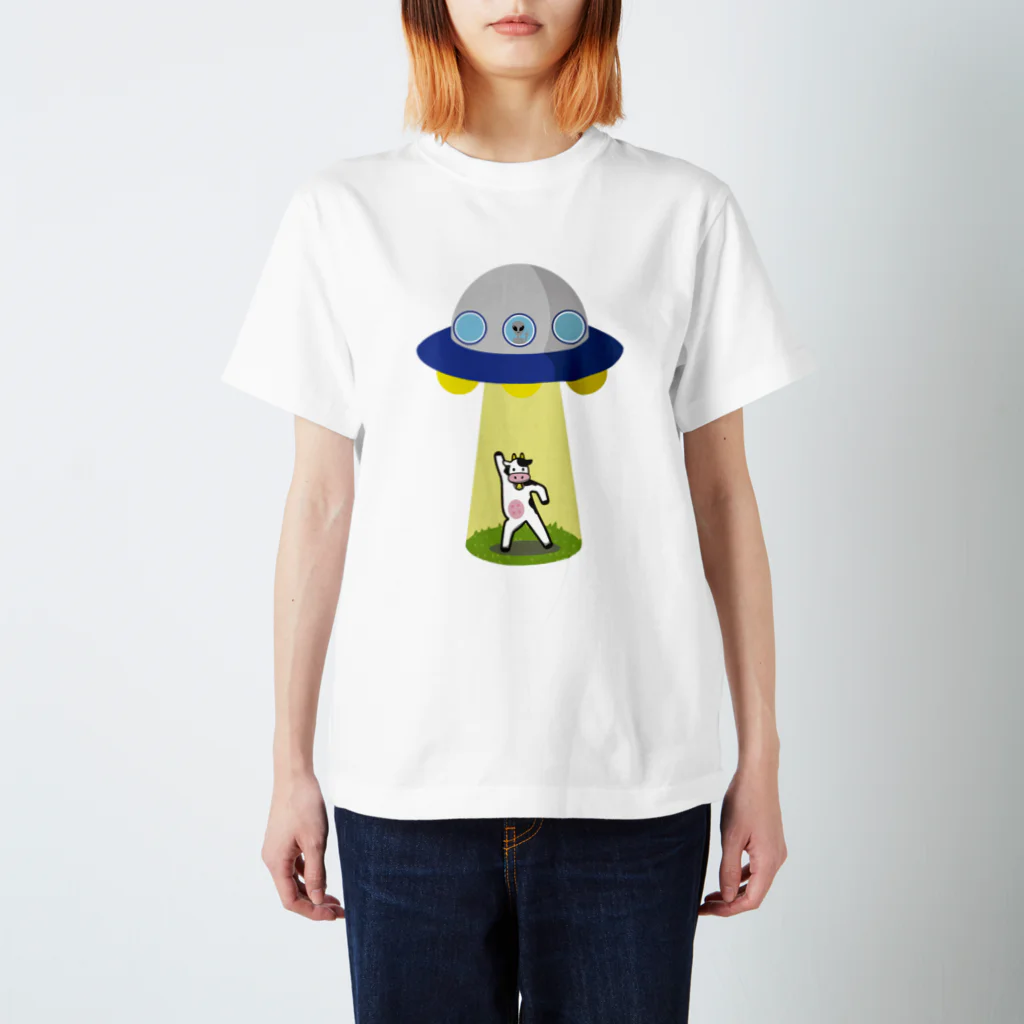 nikokita7のおっちょこちょいな牛ちゃん スタンダードTシャツ