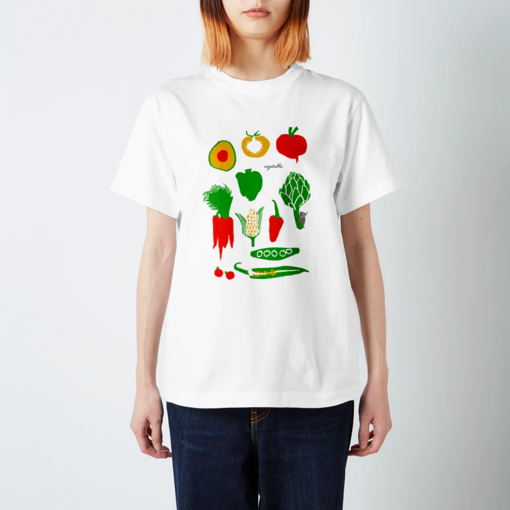 ももろ の野菜 Regular Fit T-Shirt