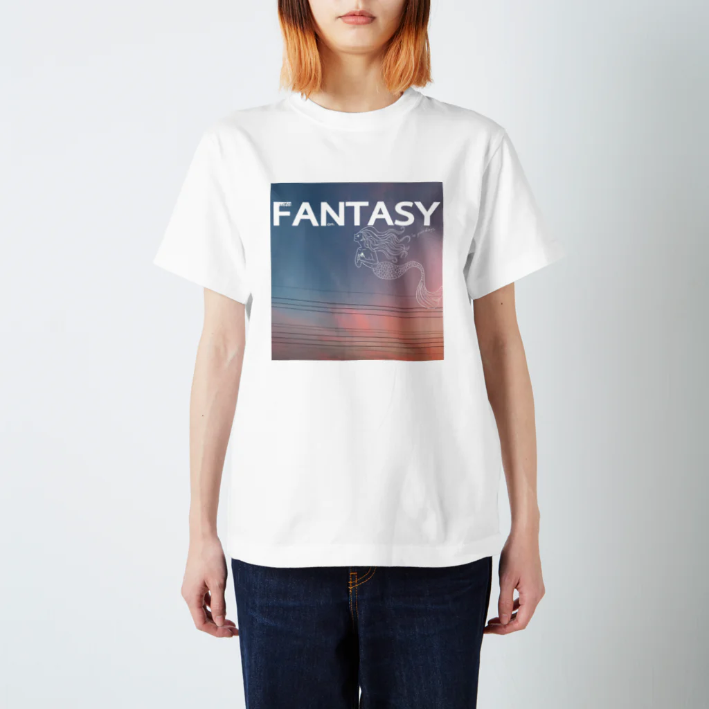 non.FuLFiLLの月を抱く人魚 スタンダードTシャツ