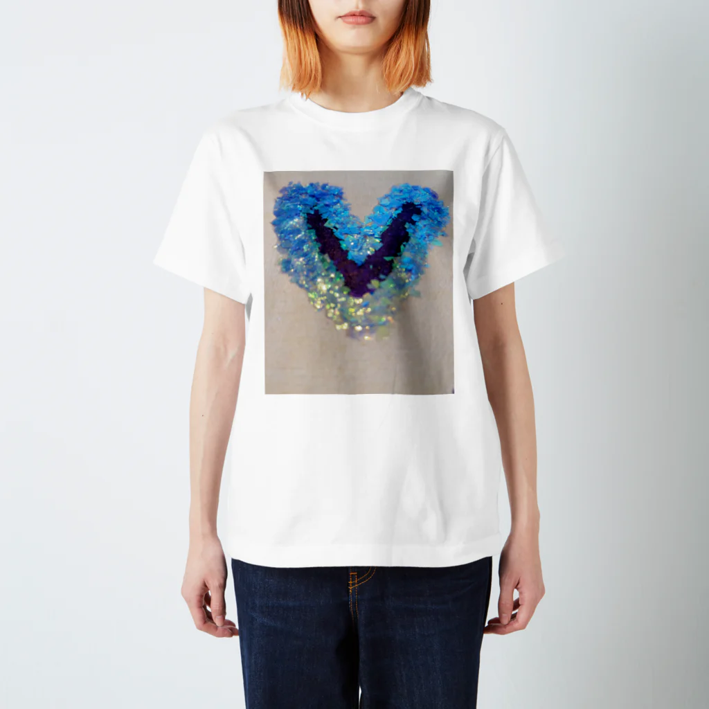 火土水商店のラメラメハート♡Tシャツ Regular Fit T-Shirt