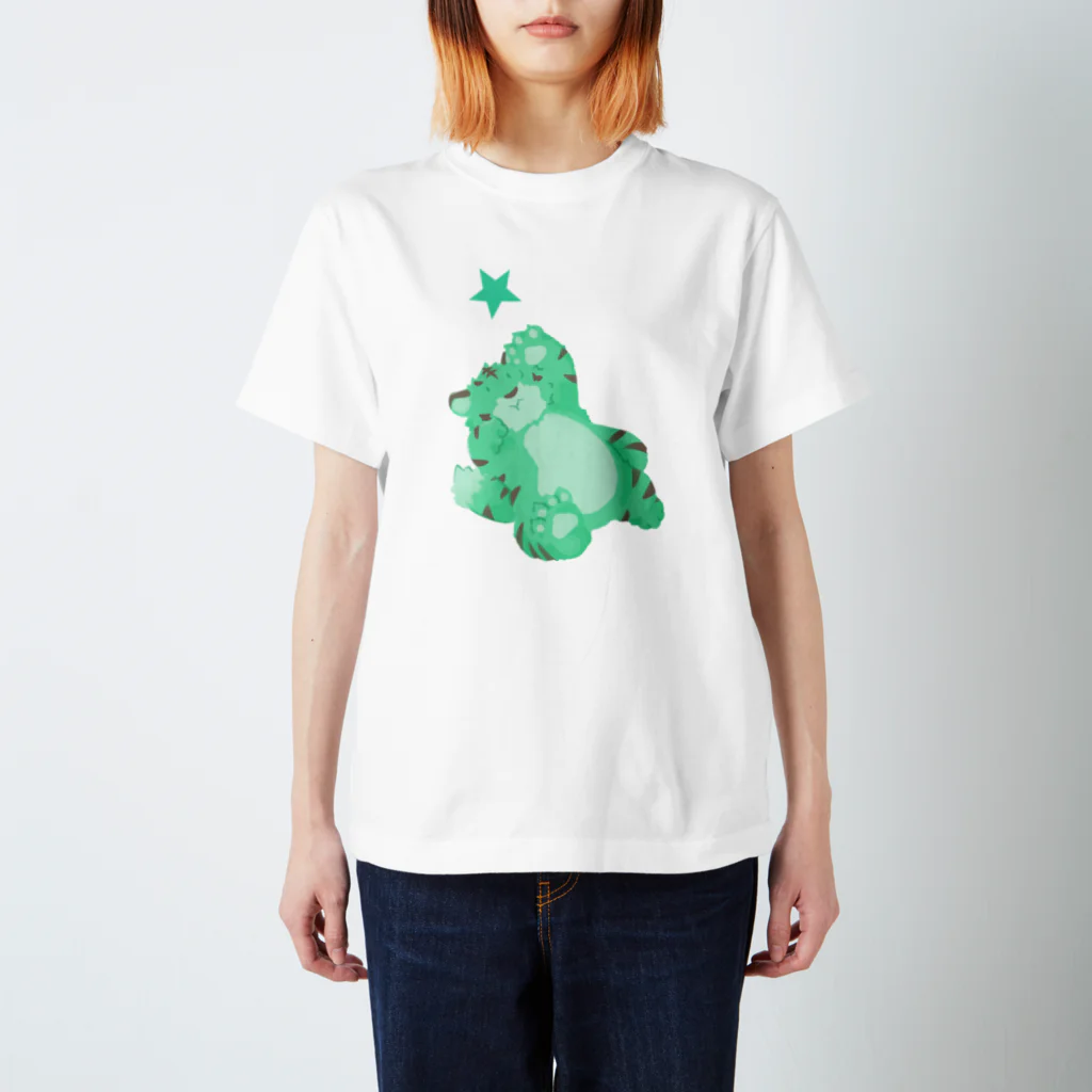 greenshibadog factoryのチョコミンタイガー！ スタンダードTシャツ