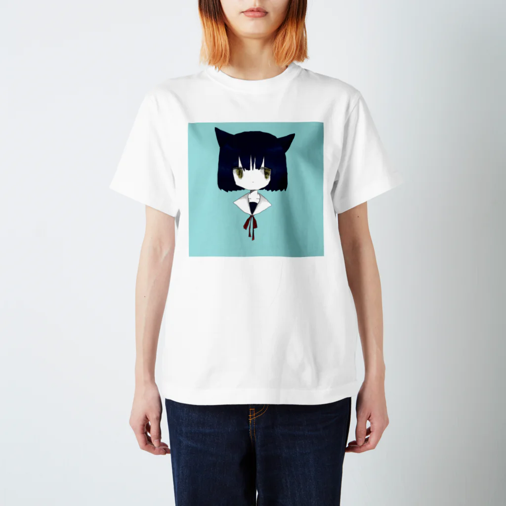 巳のセーラーにゃんこ Regular Fit T-Shirt