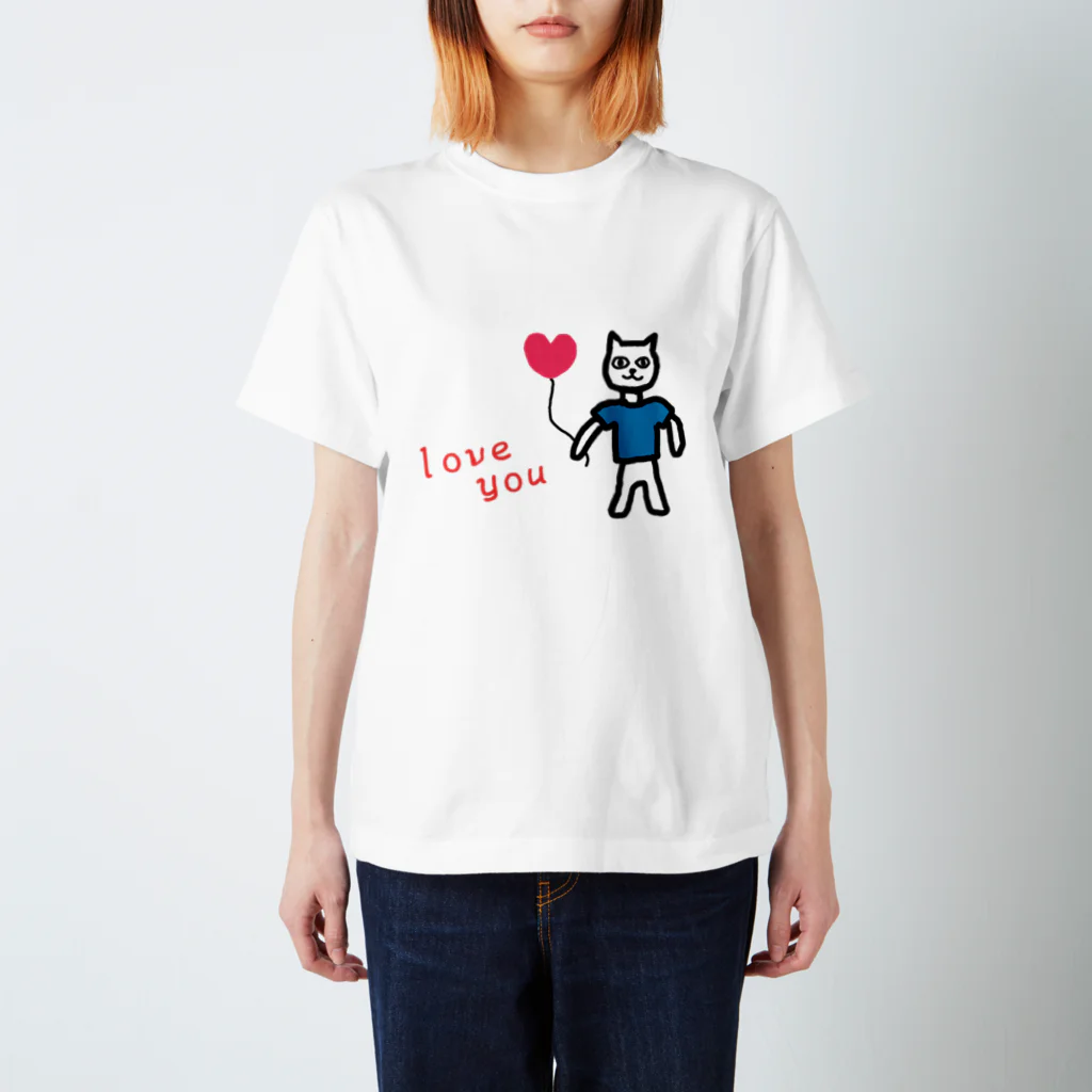 【KOTCH】 TシャツショップのLoveネコ Regular Fit T-Shirt