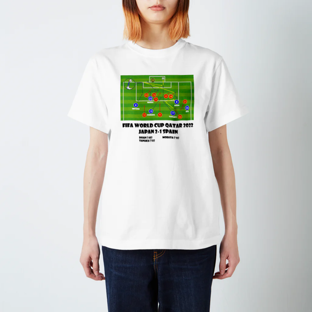 i_croissantの日本 2-1 スペイン スタンダードTシャツ