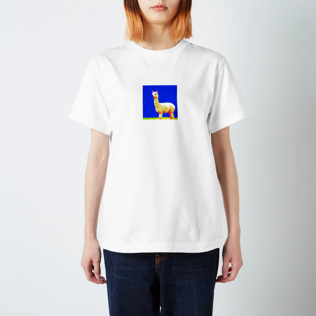 8bitのalpaca スタンダードTシャツ