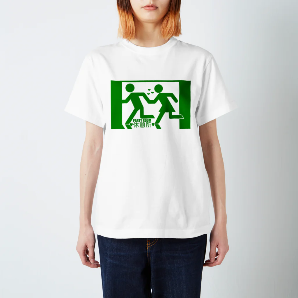 SWING PARTY ASSOCIATESの非常口 スタンダードTシャツ