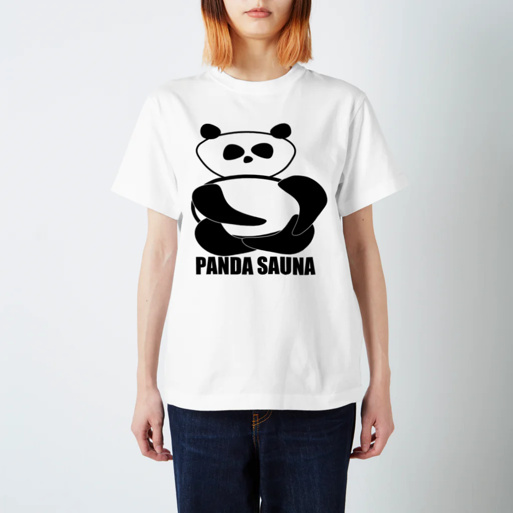 #架空のサウナのパンダサウナ スタンダードTシャツ