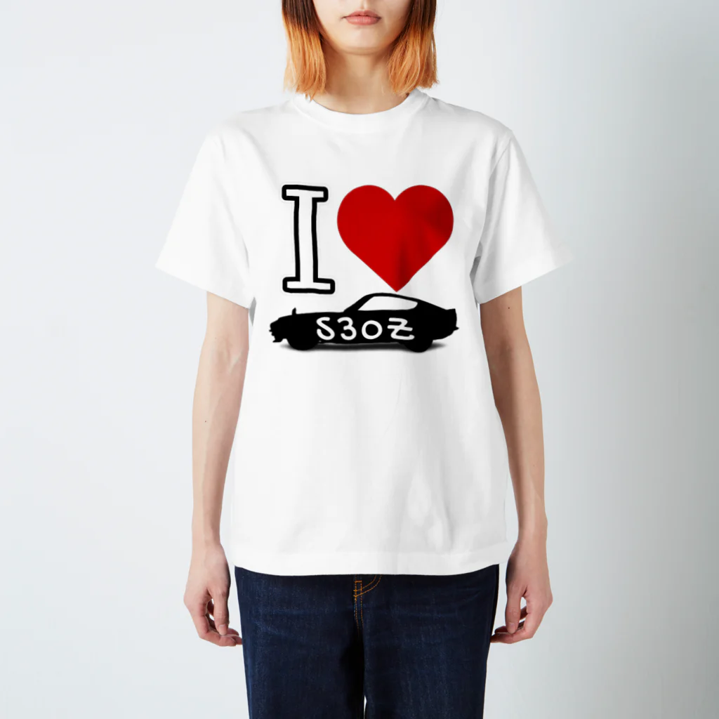 HideChannel_JDMの【New☆】【公式グッズ】I LOVE 旧車シリーズ S30Z　ヒデチャンネル・HideChannel JDM スタンダードTシャツ