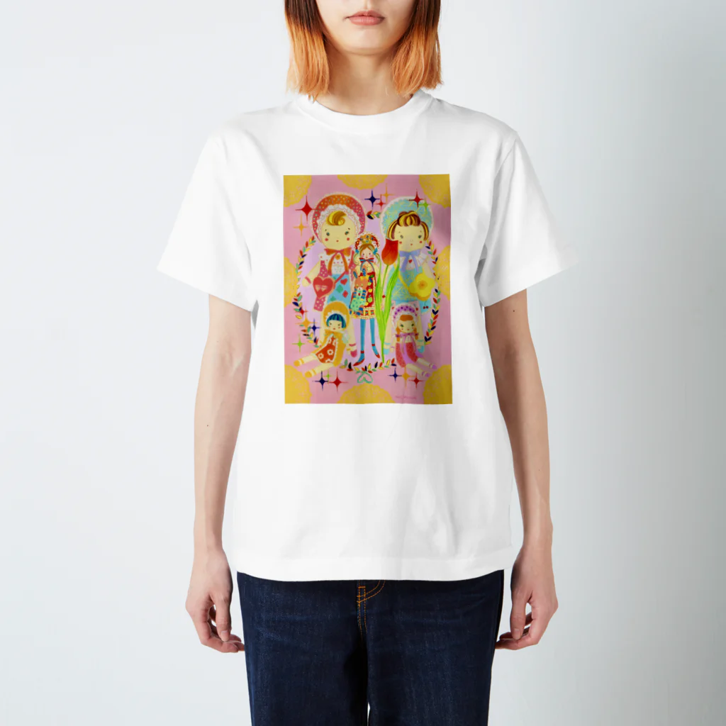 はいからヒストリカルSUZURI店のGO！GO！文化ちゃん スタンダードTシャツ