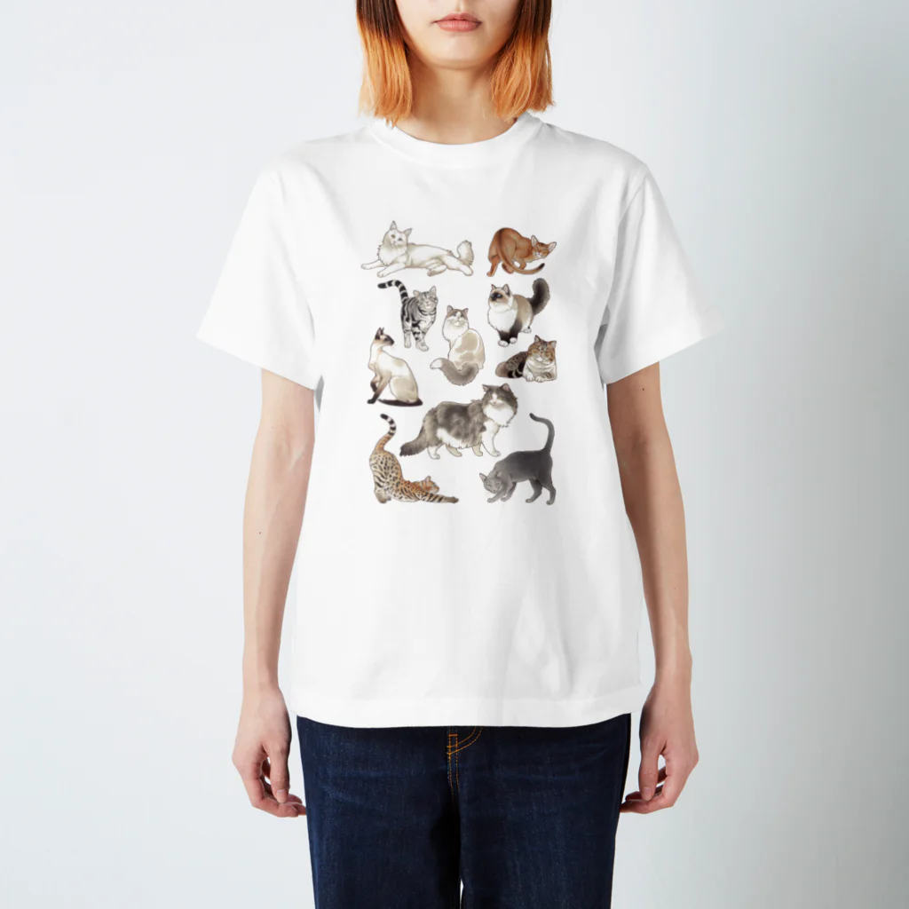 SHIMASATOMIのCATS Regular Fit T-Shirt