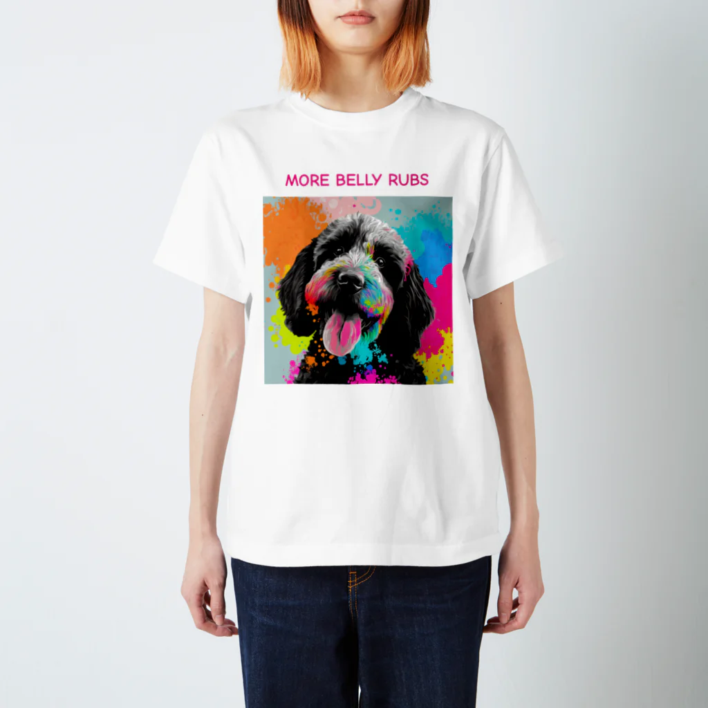 DOG  LOVERSのラブラドゥードル  Regular Fit T-Shirt