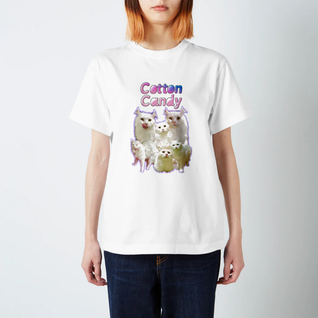 ﾆｪﾝﾁｪﾝｽﾞのCotton Candyな耳毛 Regular Fit T-Shirt