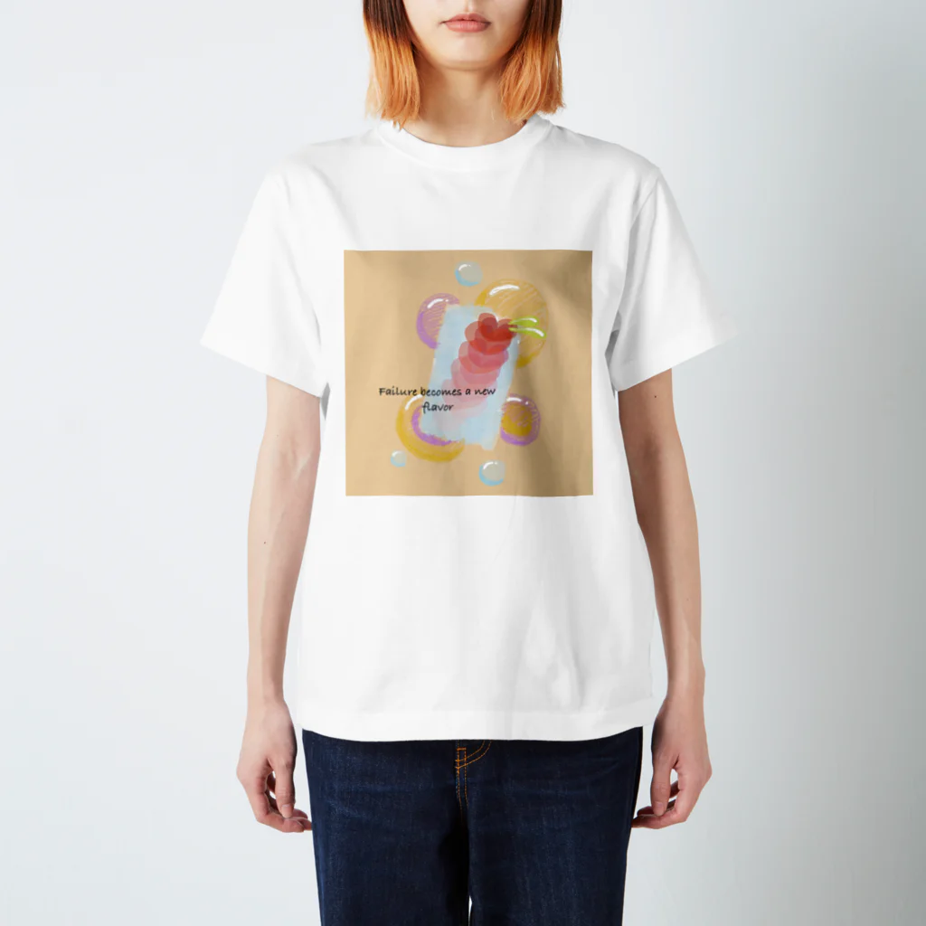 okashikaのFailure becomes a new flavor スタンダードTシャツ