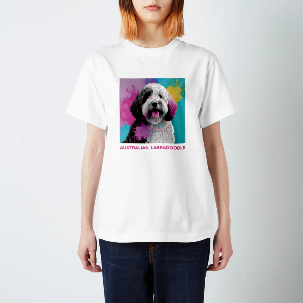 DOG  LOVERSのラブラドゥードル  スタンダードTシャツ