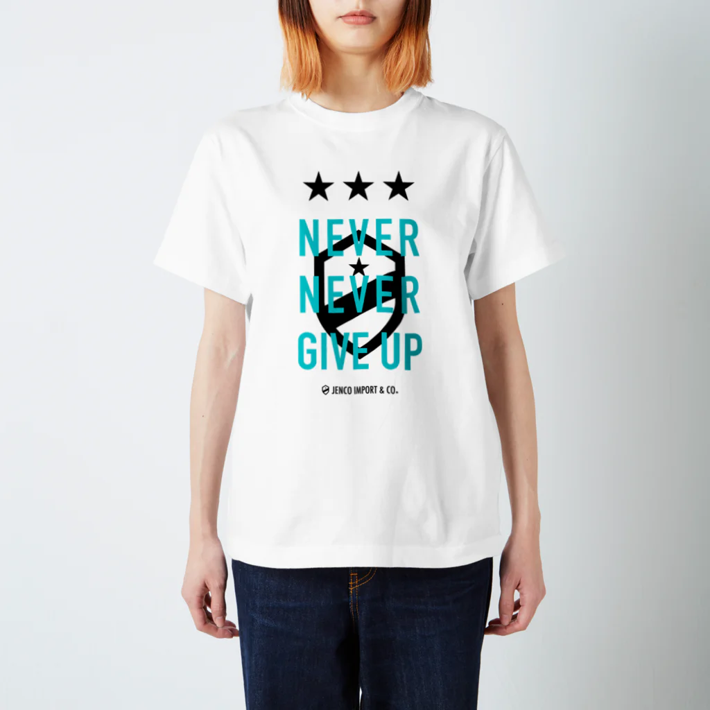 JENCO IMPORT & CO.のJENCO NEVER GIVE UP - BL Regular Fit T-Shirt