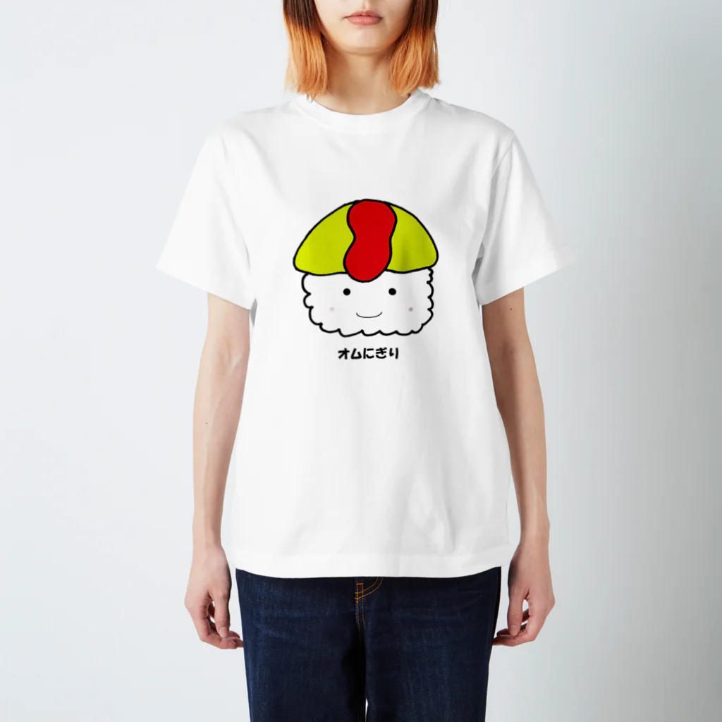 AGTKshopのオムにぎり スタンダードTシャツ