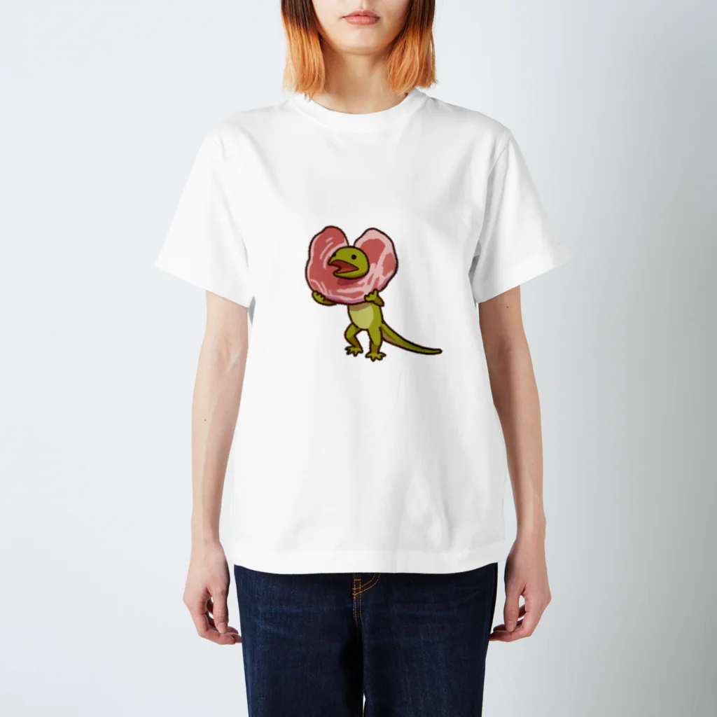 R4音の肉巻きトカゲ スタンダードTシャツ