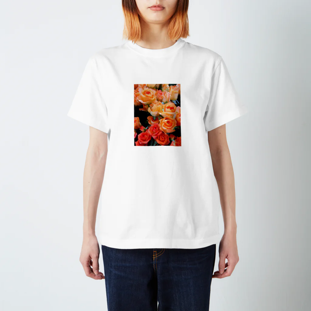 waikikiの風24hのorange rose Regular Fit T-Shirt