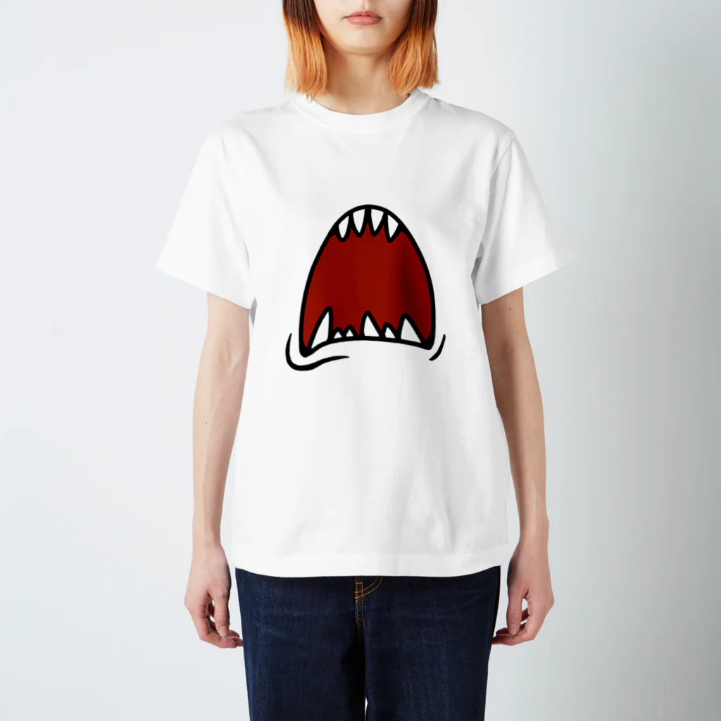 愚か者@メタ・インディゴズBOSSのMONSTER－MOUTH スタンダードTシャツ