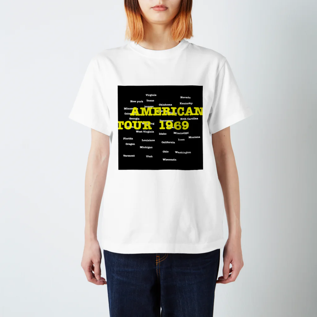 NEON_LINEのAMERICAN TOUR スタンダードTシャツ