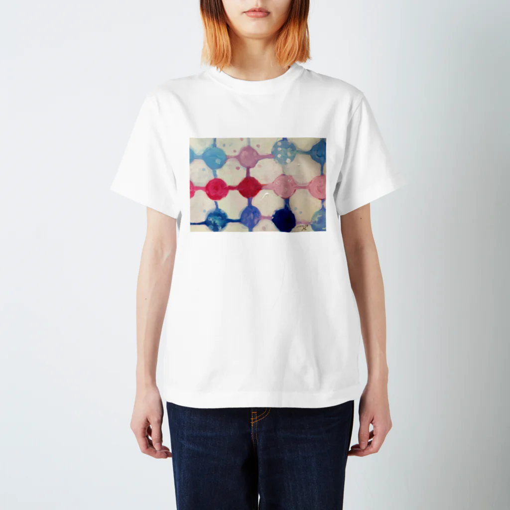 miho_abstractのつながるまる スタンダードTシャツ