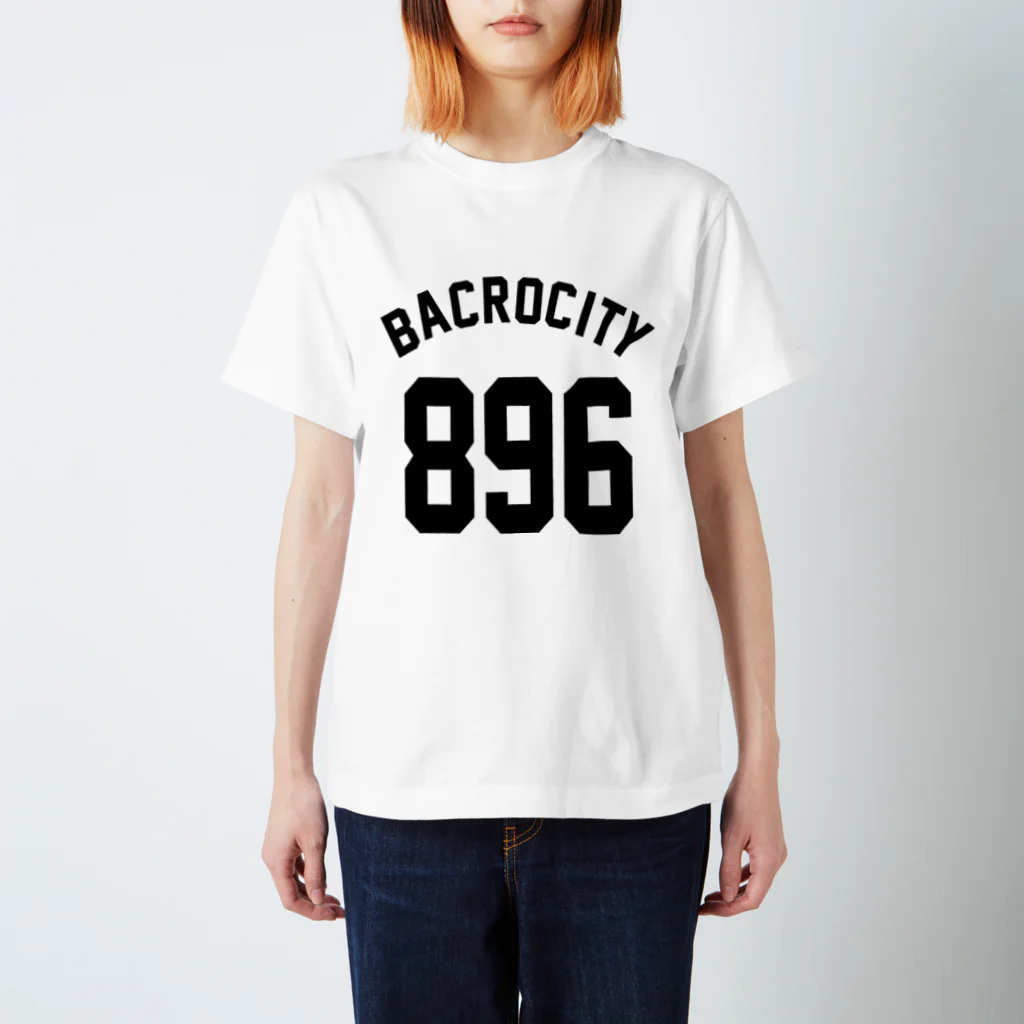 ぶらりのBACROCITY~馬喰町（黒文字） スタンダードTシャツ