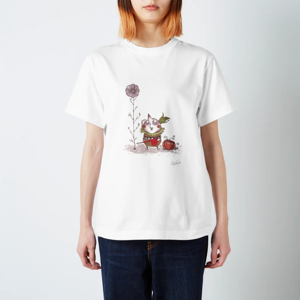 ブキミな住人のGrow Grow Bigger スタンダードTシャツ