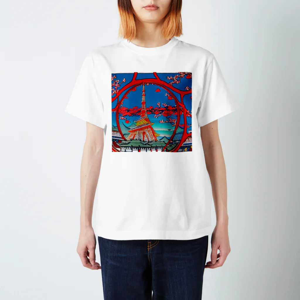 ozizousanのtokyotower スタンダードTシャツ