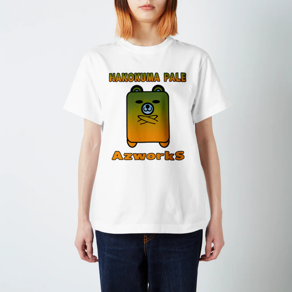 Ａ’ｚｗｏｒｋＳのハコクマ（蒼白） スタンダードTシャツ