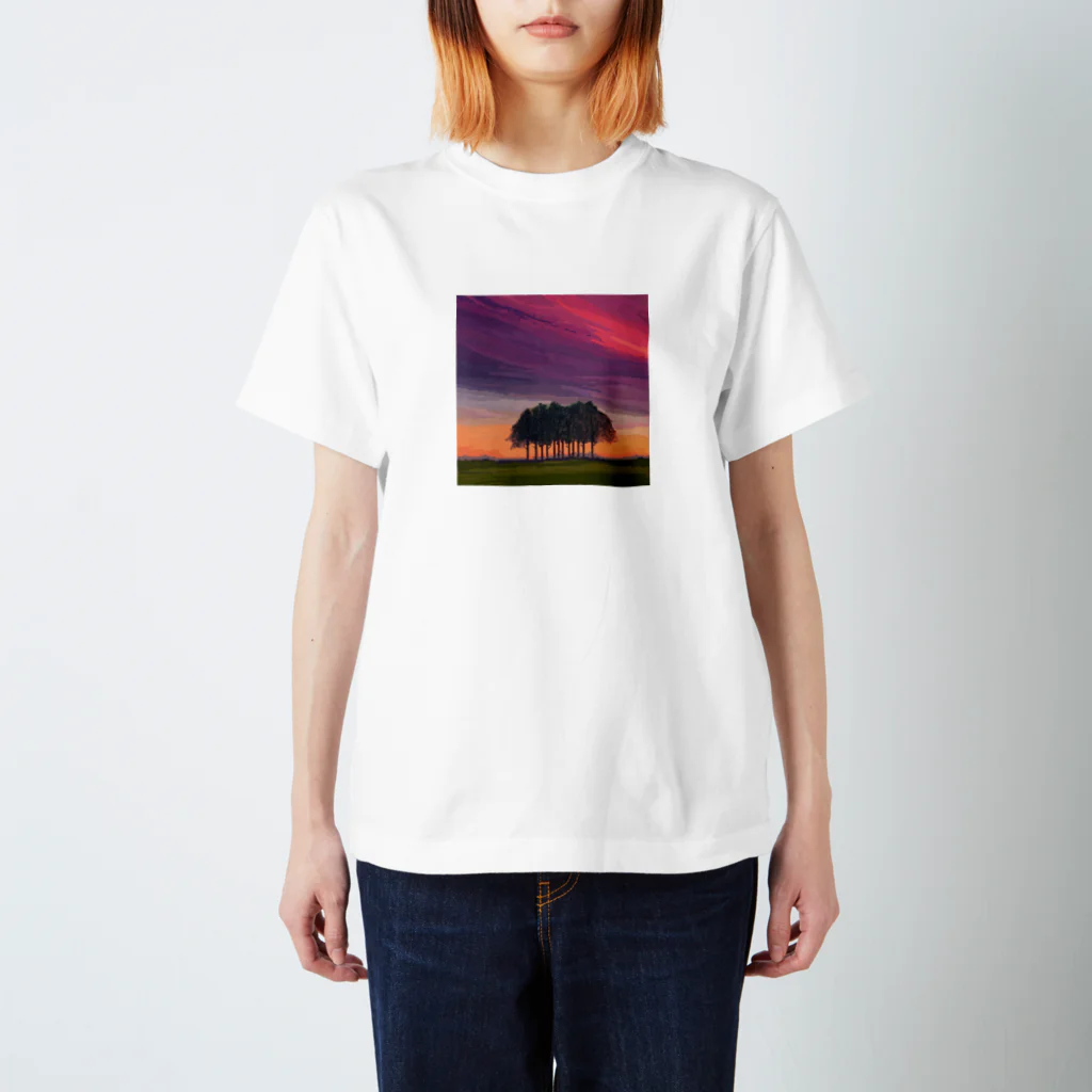 fuji_yuichiのTwilight2.PixelArt Regular Fit T-Shirt