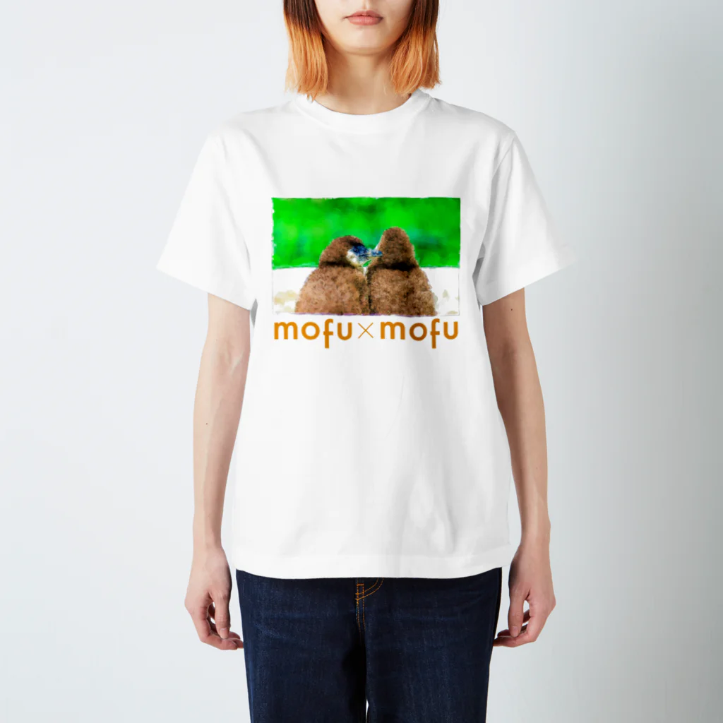 谷中画廊のペンギンもふもふ01 スタンダードTシャツ