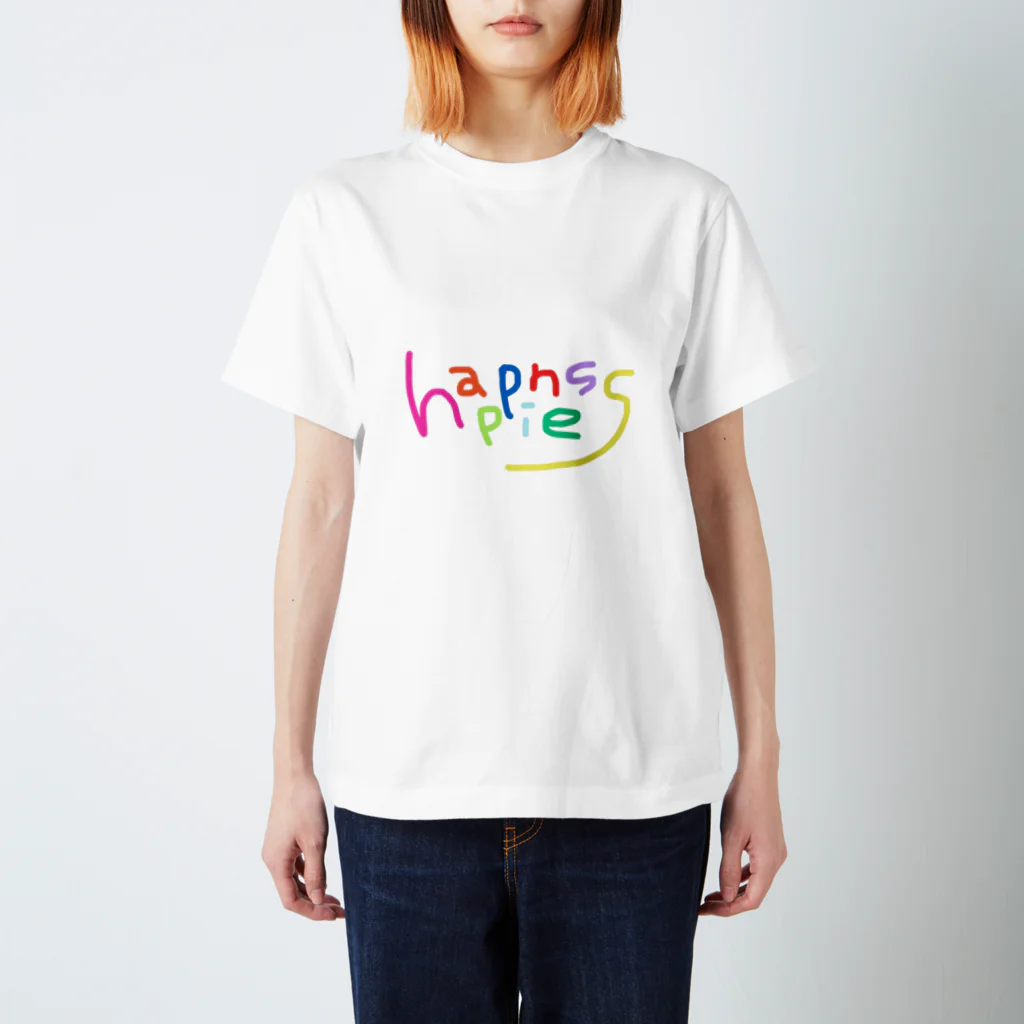 ecrin shopのhappiness ロゴ スタンダードTシャツ