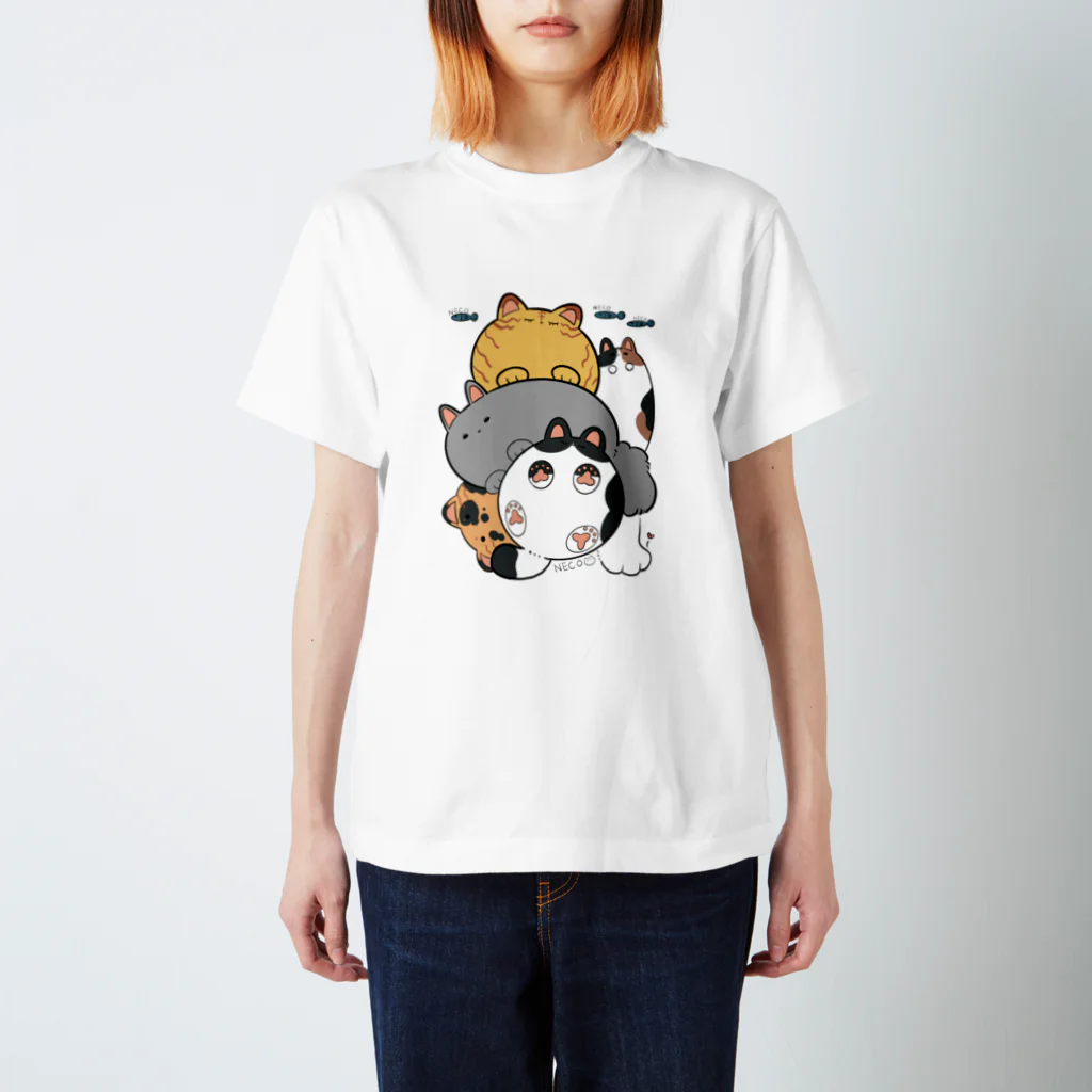 まぼろしやのNECOちゃんず スタンダードTシャツ