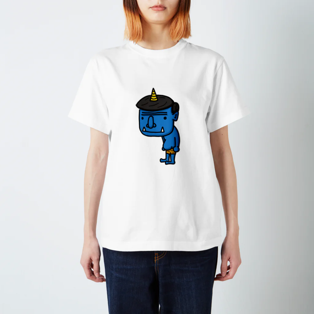 kabonba_の横わけな妖怪　おにくん スタンダードTシャツ