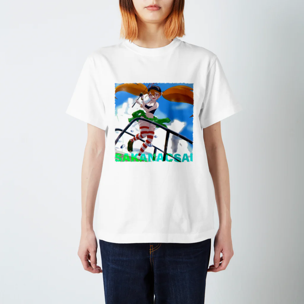 sakanacsai-サカナクサイ-のタルタルちゃん釣り2023夏 Regular Fit T-Shirt